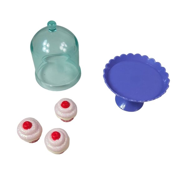 Our Generation Cherry on Top Dress Cupcakes Apron Dish Dome 18" Replacement - Picture 7 of 8